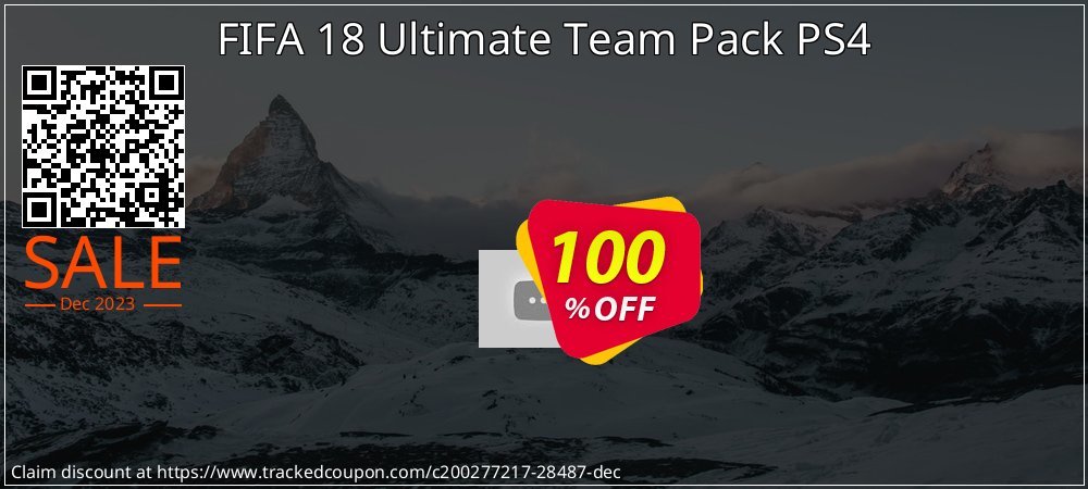FIFA 18 Ultimate Team Pack PS4 coupon on National Coffee Day deals