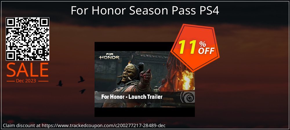 For Honor Season Pass PS4 coupon on All Saints' Eve offering discount