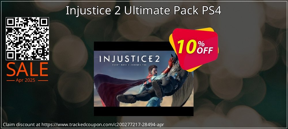 Injustice 2 Ultimate Pack PS4 coupon on Tell a Lie Day discount