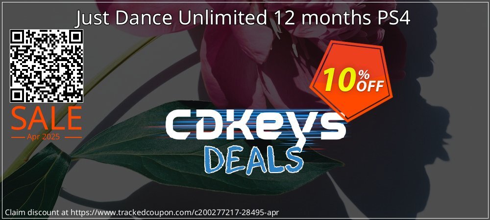 Just Dance Unlimited 12 months PS4 coupon on National Walking Day offering discount