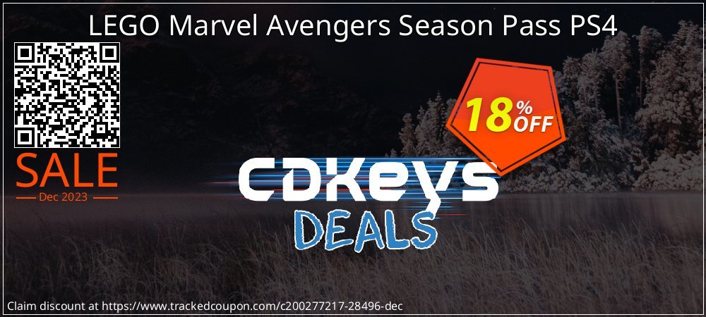 LEGO Marvel Avengers Season Pass PS4 coupon on National Noodle Day offer
