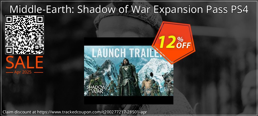 Middle-Earth: Shadow of War Expansion Pass PS4 coupon on World Party Day deals