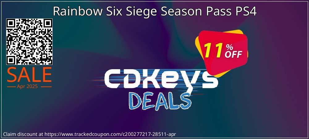 Rainbow Six Siege Season Pass PS4 coupon on Palm Sunday deals