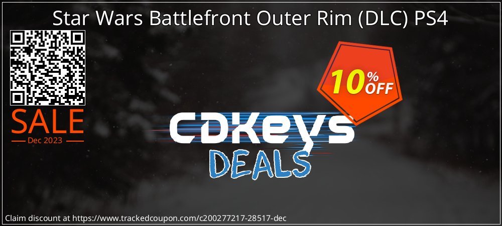 Star Wars Battlefront Outer Rim - DLC PS4 coupon on April Fools' Day promotions