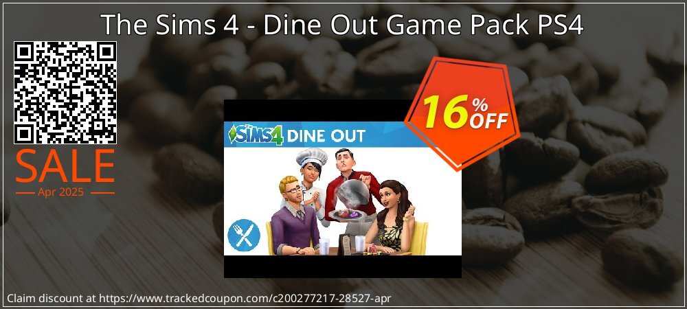 The Sims 4 - Dine Out Game Pack PS4 coupon on April Fools' Day sales