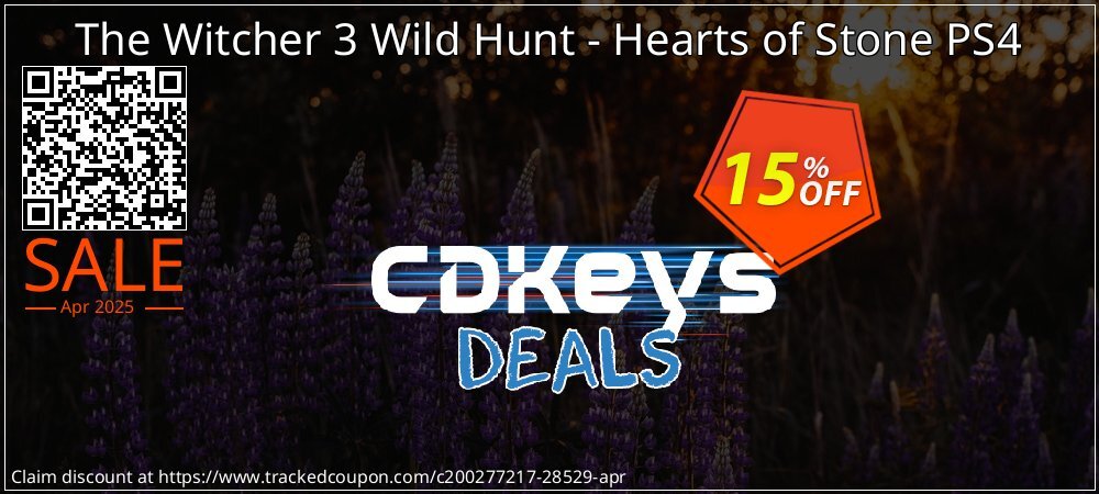 The Witcher 3 Wild Hunt - Hearts of Stone PS4 coupon on Tell a Lie Day offer