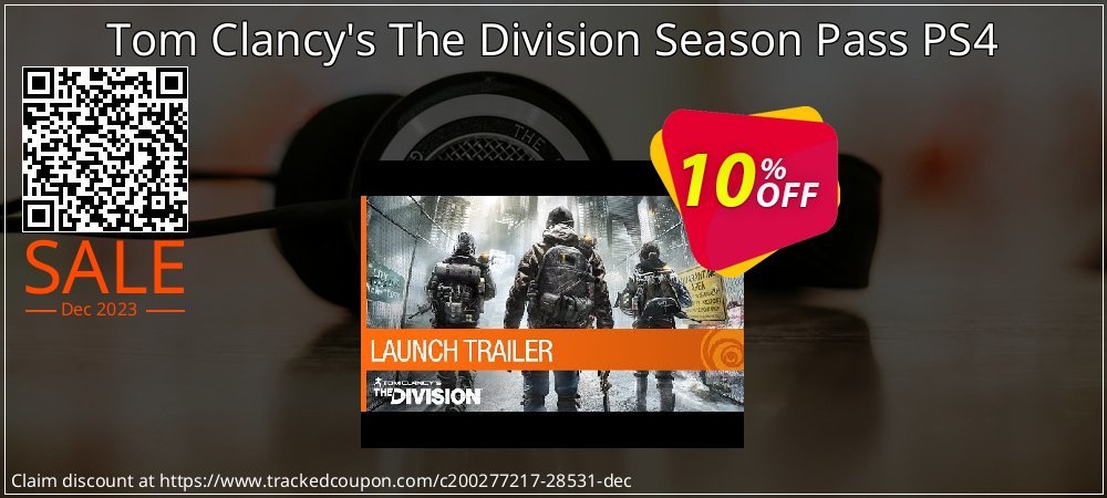 Tom Clancy's The Division Season Pass PS4 coupon on World Party Day offering discount