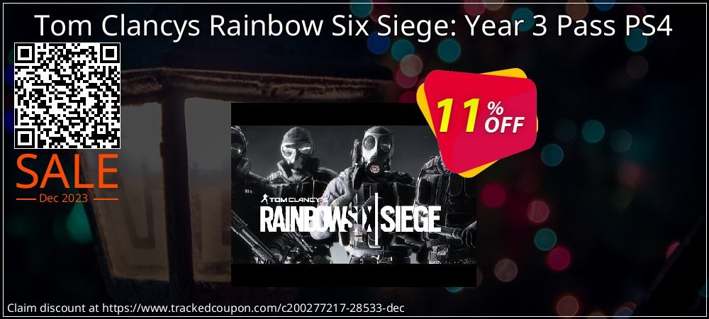 Tom Clancys Rainbow Six Siege: Year 3 Pass PS4 coupon on Easter Day super sale