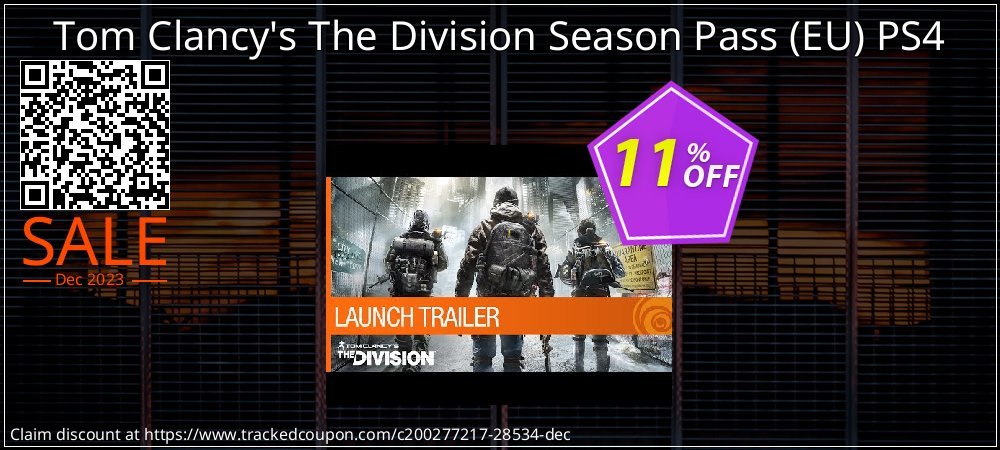 Tom Clancy's The Division Season Pass - EU PS4 coupon on April Fools' Day super sale