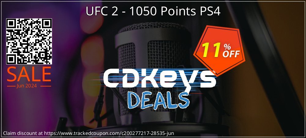 UFC 2 - 1050 Points PS4 coupon on Mother's Day sales