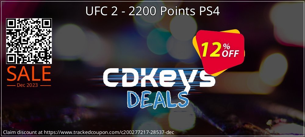 UFC 2 - 2200 Points PS4 coupon on April Fools' Day deals