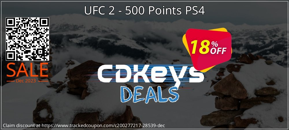 UFC 2 - 500 Points PS4 coupon on National Smile Day offering discount