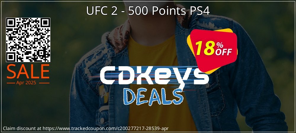 UFC 2 - 500 Points PS4 coupon on National Smile Day offering discount