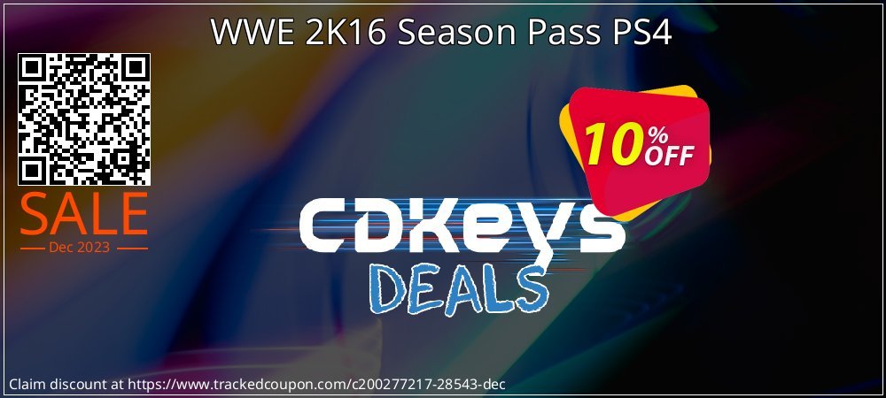 WWE 2K16 Season Pass PS4 coupon on Easter Day discounts