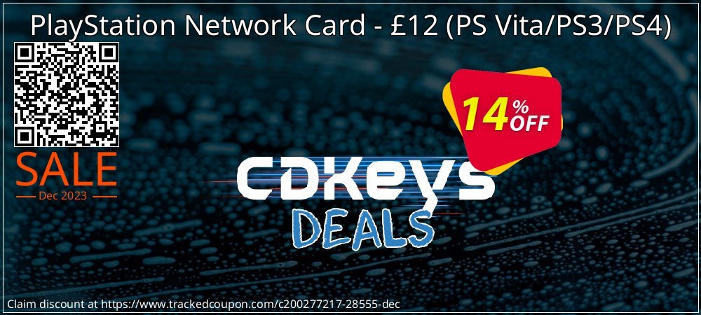 PlayStation Network Card - £12 - PS Vita/PS3/PS4  coupon on National Walking Day deals