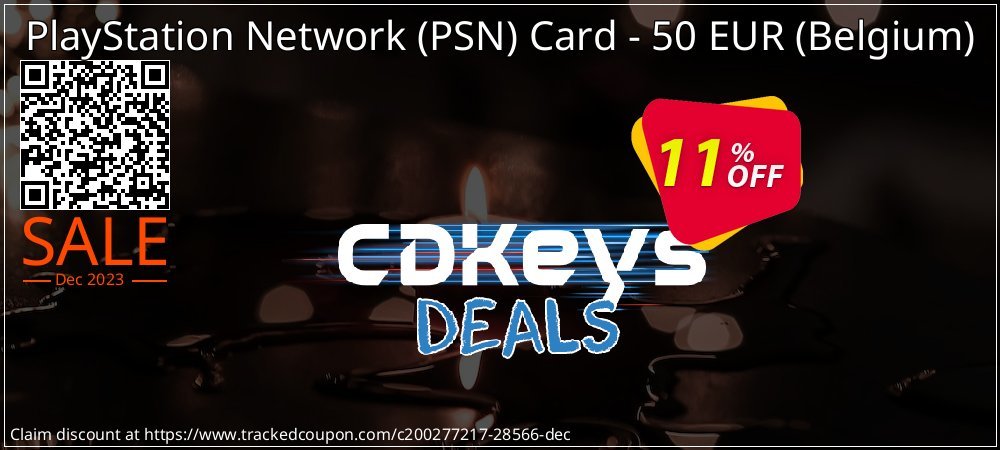 PlayStation Network - PSN Card - 50 EUR - Belgium  coupon on World Party Day discount