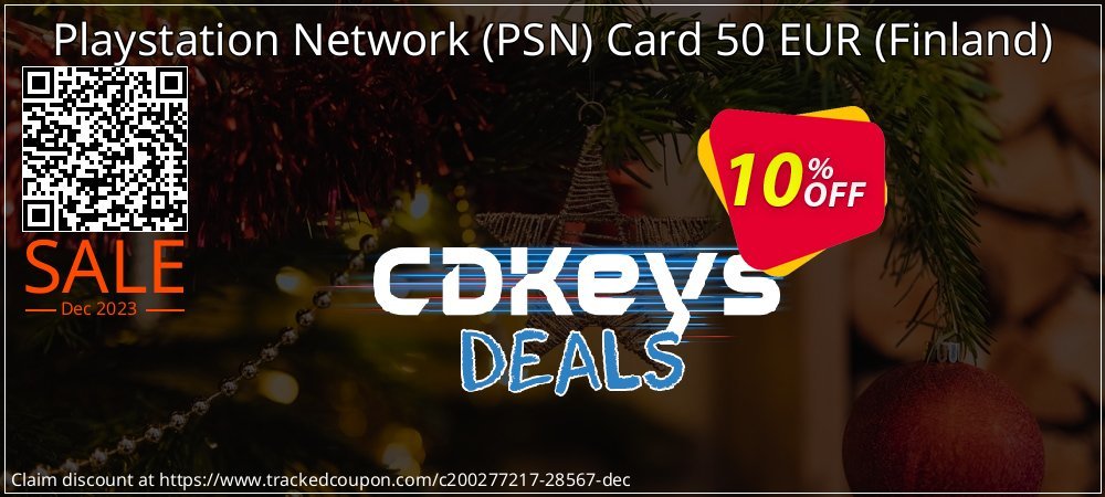 Playstation Network - PSN Card 50 EUR - Finland  coupon on April Fools' Day offering discount
