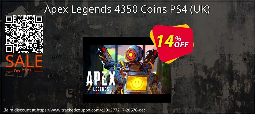 Apex Legends 4350 Coins PS4 - UK  coupon on World Party Day offering discount