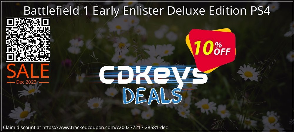 Battlefield 1 Early Enlister Deluxe Edition PS4 coupon on End year promotions