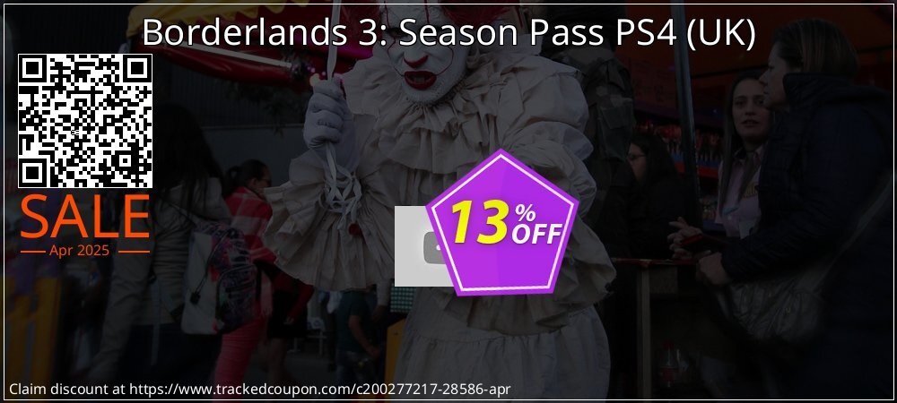 Borderlands 3: Season Pass PS4 - UK  coupon on World Party Day offering sales