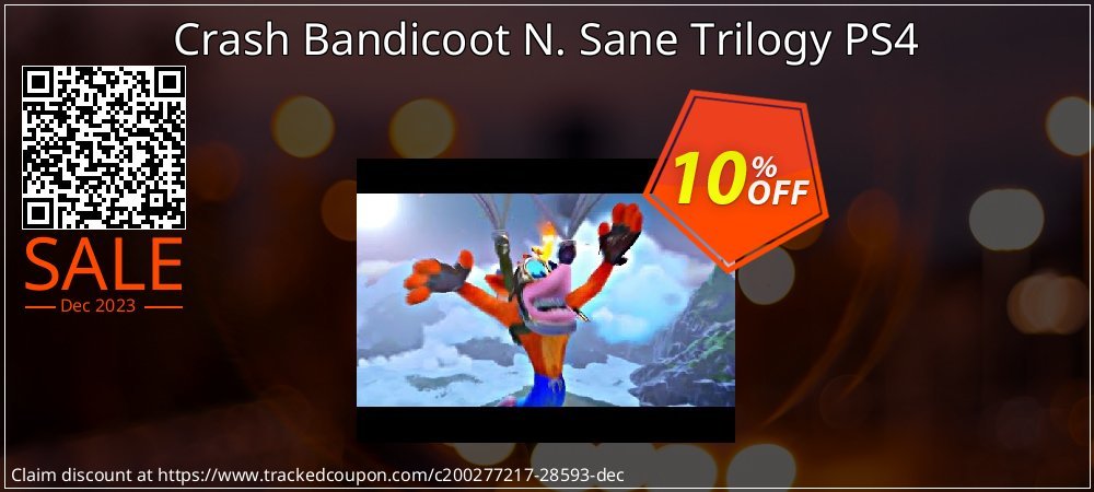10% OFF Crash Bandicoot N. Sane Trilogy PS4 Deal, Vacation Day, Mar