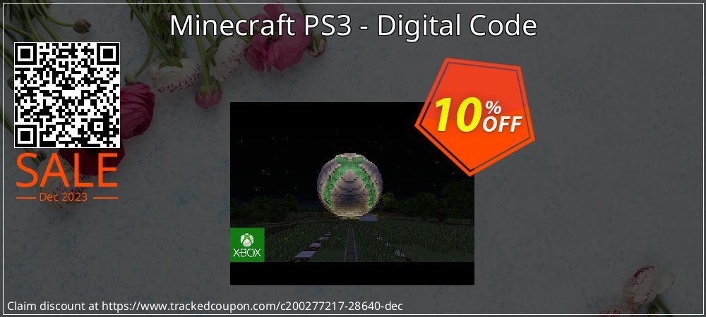 Minecraft PS3 - Digital Code coupon on National Walking Day offering sales