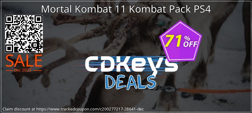 Mortal Kombat 11 Kombat Pack PS4 coupon on National Loyalty Day discounts