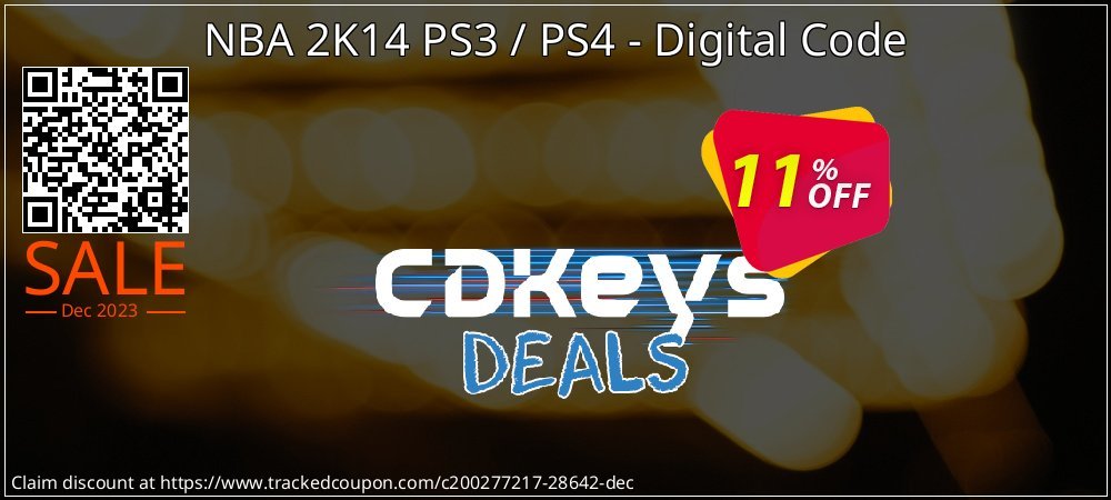 NBA 2K14 PS3 / PS4 - Digital Code coupon on April Fools' Day discounts