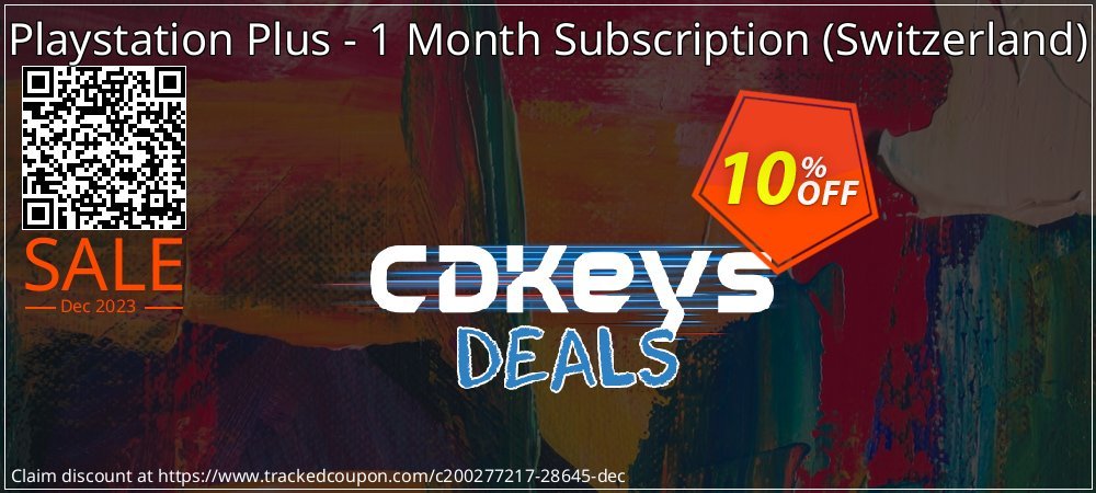 Playstation Plus - 1 Month Subscription - Switzerland  coupon on National Walking Day deals