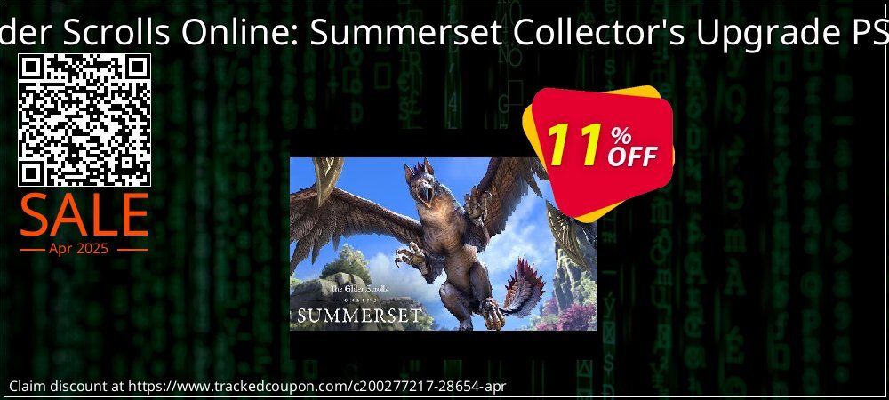 The Elder Scrolls Online: Summerset Collector's Upgrade PS4 - UK  coupon on Earth Hour sales