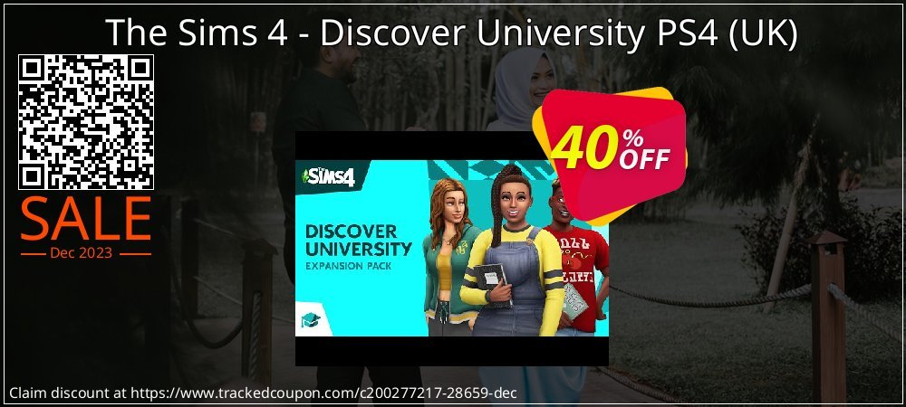 The Sims 4 - Discover University PS4 - UK  coupon on Tell a Lie Day super sale