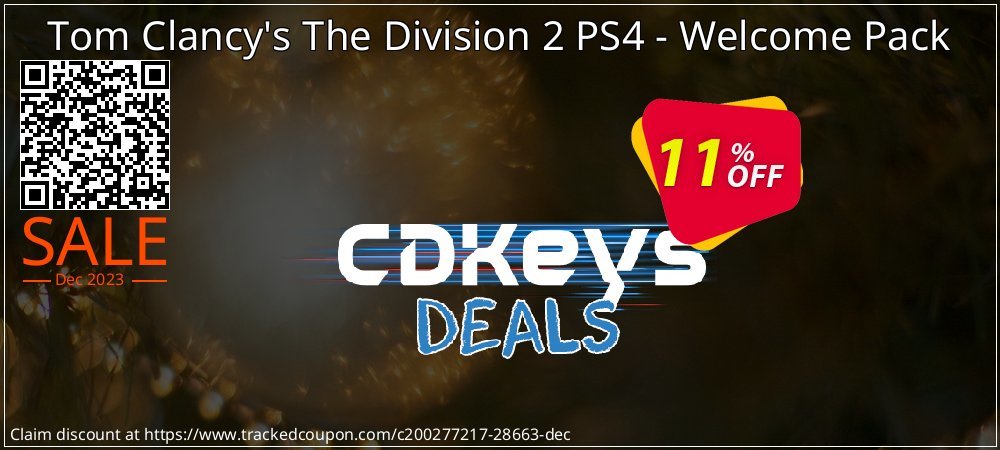 Tom Clancy's The Division 2 PS4 - Welcome Pack coupon on Virtual Vacation Day sales