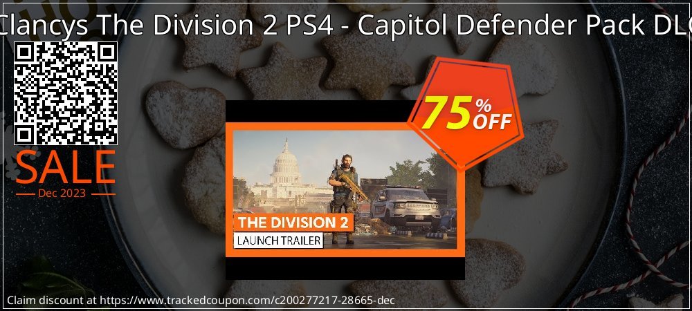 Tom Clancys The Division 2 PS4 - Capitol Defender Pack DLC - EU  coupon on World Backup Day offer