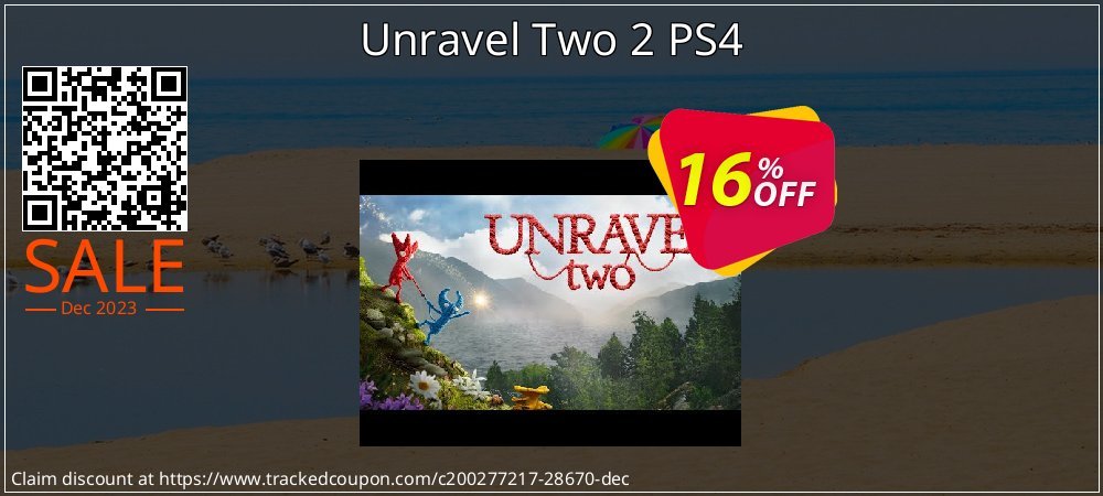 Unravel Two 2 PS4 coupon on National Walking Day promotions