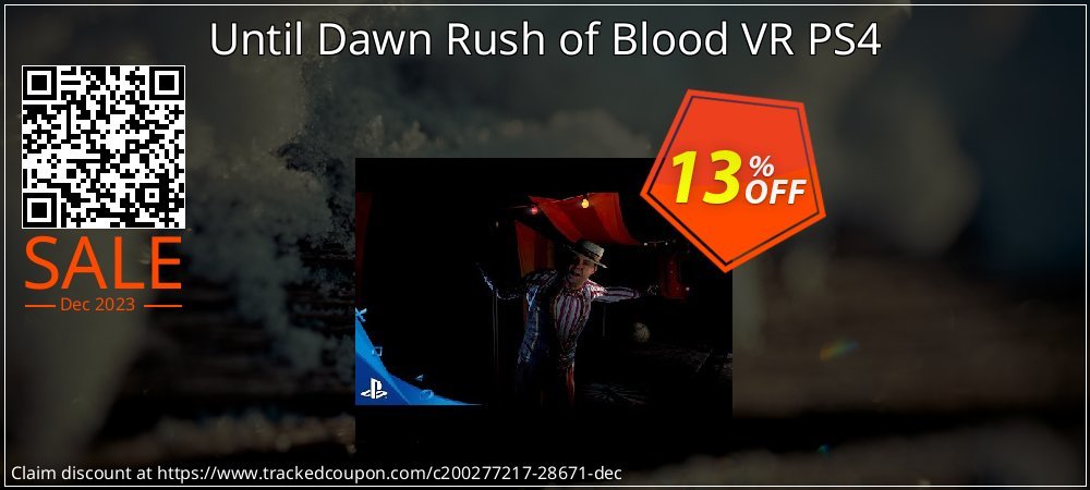 Until Dawn Rush of Blood VR PS4 coupon on World Party Day sales