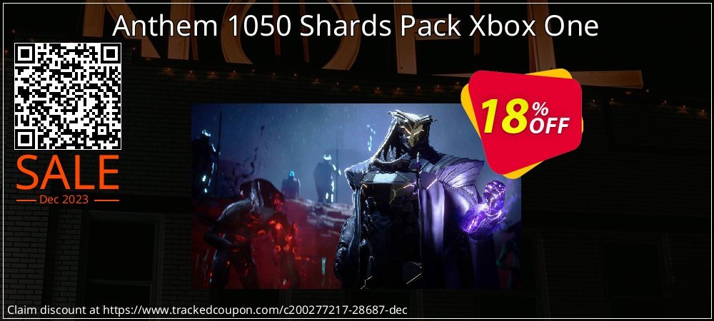 Anthem 1050 Shards Pack Xbox One coupon on April Fools' Day discounts