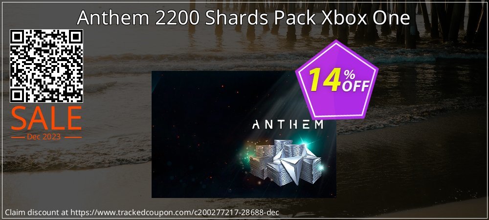 Anthem 2200 Shards Pack Xbox One coupon on Easter Day promotions