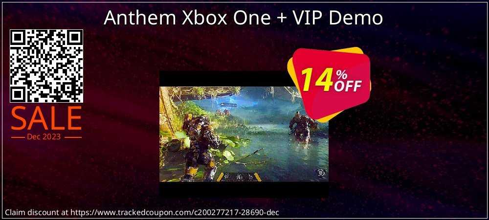 Anthem Xbox One + VIP Demo coupon on World Backup Day sales