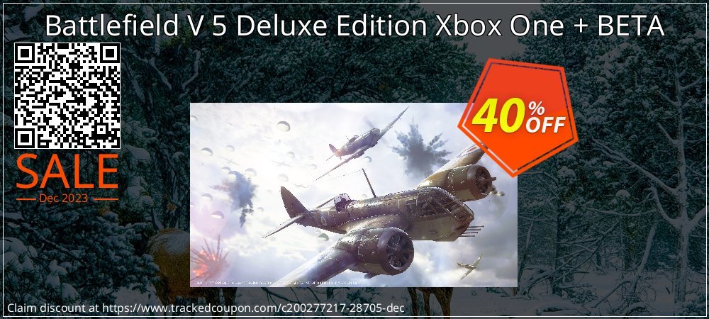 Battlefield V 5 Deluxe Edition Xbox One + BETA coupon on World Backup Day super sale