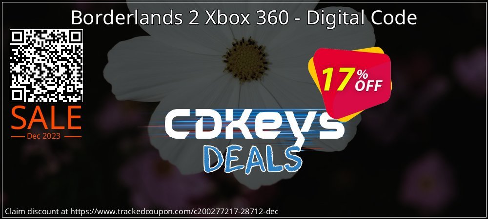 Borderlands 2 Xbox 360 - Digital Code coupon on April Fools' Day offering sales