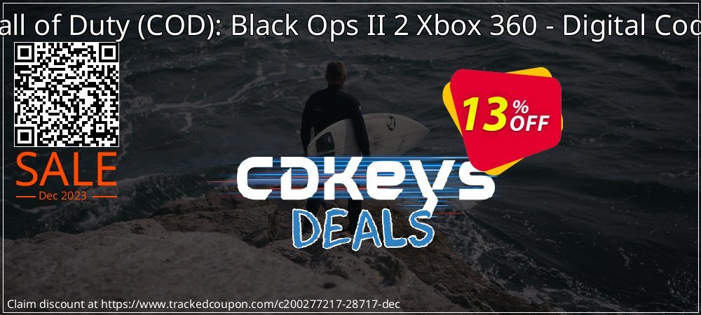 Call of Duty - COD : Black Ops II 2 Xbox 360 - Digital Code coupon on April Fools' Day deals
