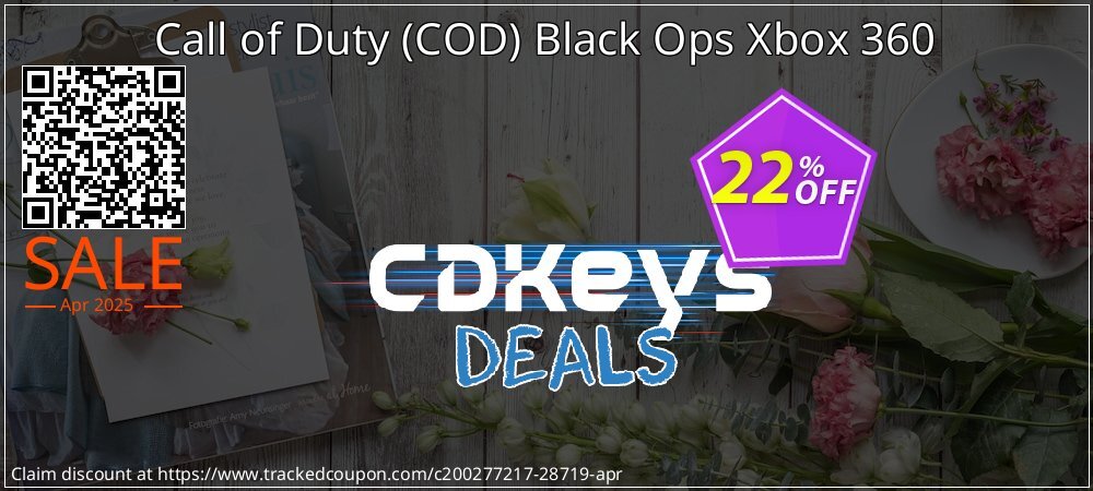 Call of Duty - COD Black Ops Xbox 360 coupon on Earth Hour offer