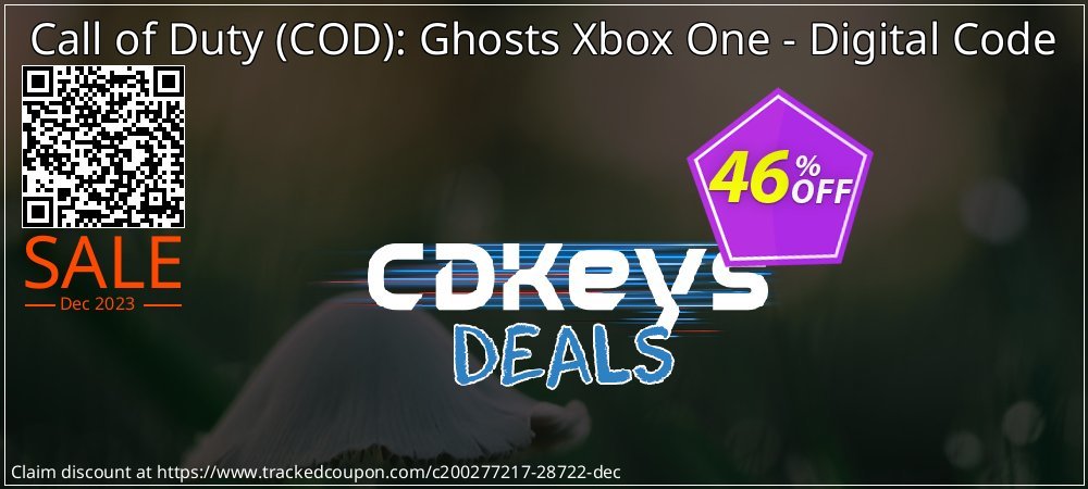 Call of Duty - COD : Ghosts Xbox One - Digital Code coupon on April Fools' Day super sale