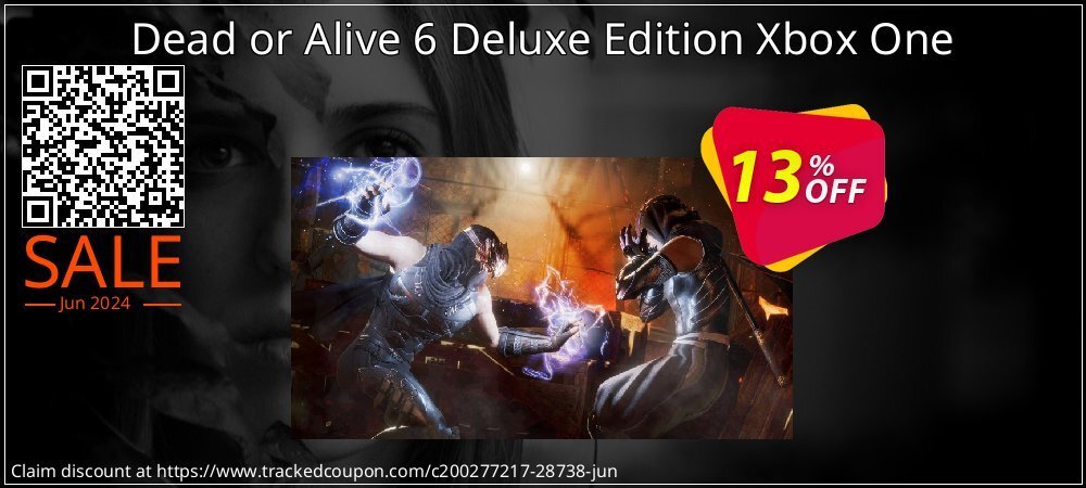 Dead or Alive 6 Deluxe Edition Xbox One coupon on National Pizza Party Day offering sales