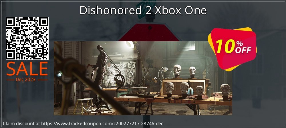 Dishonored 2 Xbox One coupon on World Party Day discount