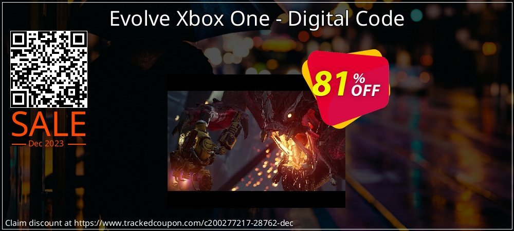 Evolve Xbox One - Digital Code coupon on Working Day offer