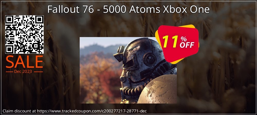 Fallout 76 - 5000 Atoms Xbox One coupon on World Party Day deals