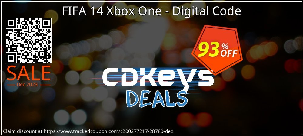 FIFA 14 Xbox One - Digital Code coupon on National Walking Day deals