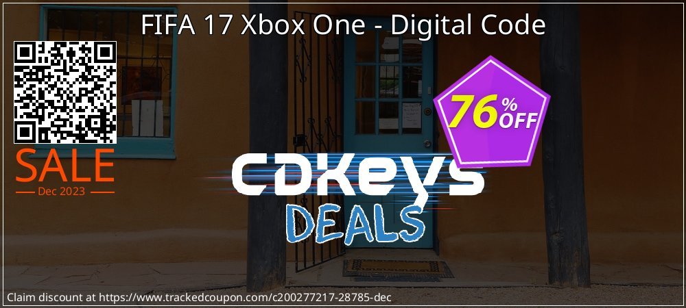 FIFA 17 Xbox One - Digital Code coupon on National Walking Day super sale