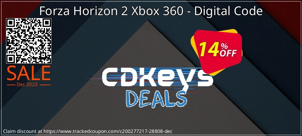 Forza Horizon 2 Xbox 360 - Digital Code coupon on Easter Day offer